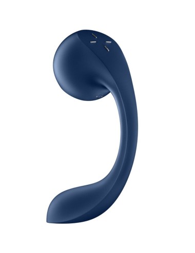 SATISFYER - PRO+ WAVE 4 ESTIMULADOR PUNTO G & AIR PULSE APLICACIÓN GRATUITA AZUL OSCURO