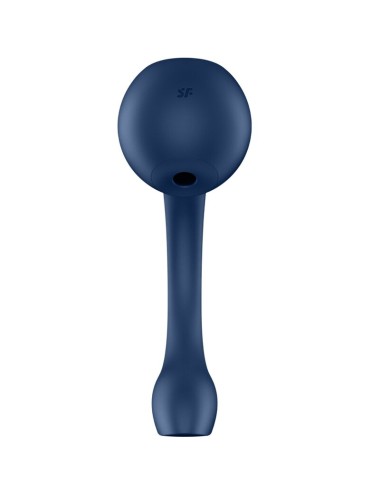 SATISFYER - PRO+ WAVE 4 ESTIMULADOR PUNTO G & AIR PULSE APLICACIÓN GRATUITA AZUL OSCURO