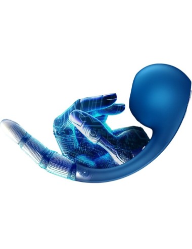 SATISFYER - PRO+ WAVE 4 ESTIMULADOR PUNTO G & AIR PULSE APLICACIÓN GRATUITA AZUL OSCURO