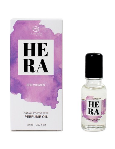 SECRETPLAY - HERA PERFUME NATURAL FEROMONAS EN ACEITE PARA MUJER 20 ML