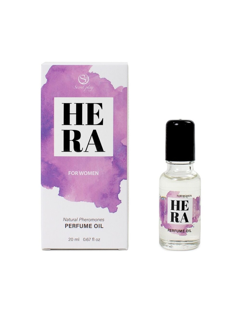 SECRETPLAY - HERA PERFUME NATURAL FEROMONAS EN ACEITE PARA MUJER 20 ML