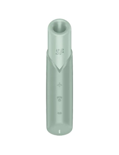 SATISFYER - NAUGHTY KISS ESTIMULADOR CLÍTORIS POR ONDAS VERDE AGUA