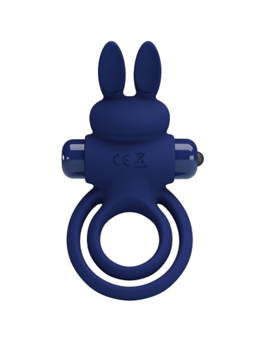 PRETTY LOVE - DAREY DOBLE ANILLO VIBRADOR RABBIT AZUL