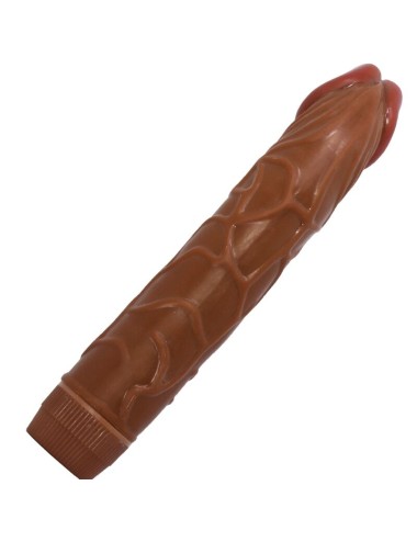 BAILE - BOB VIBRADOR REALÍSTICO 22.5 CM MULATO