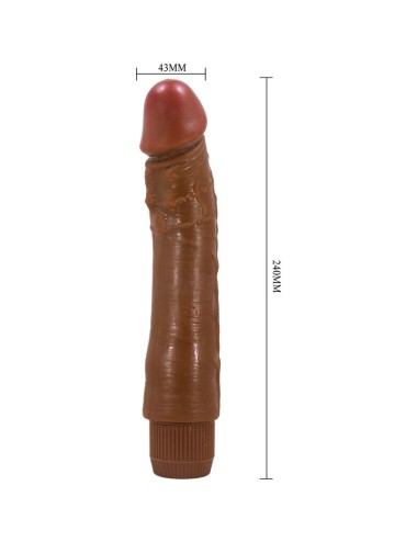 BAILE - DYBBUK VIBRADOR REALÍSTICO 24 CM MULATO