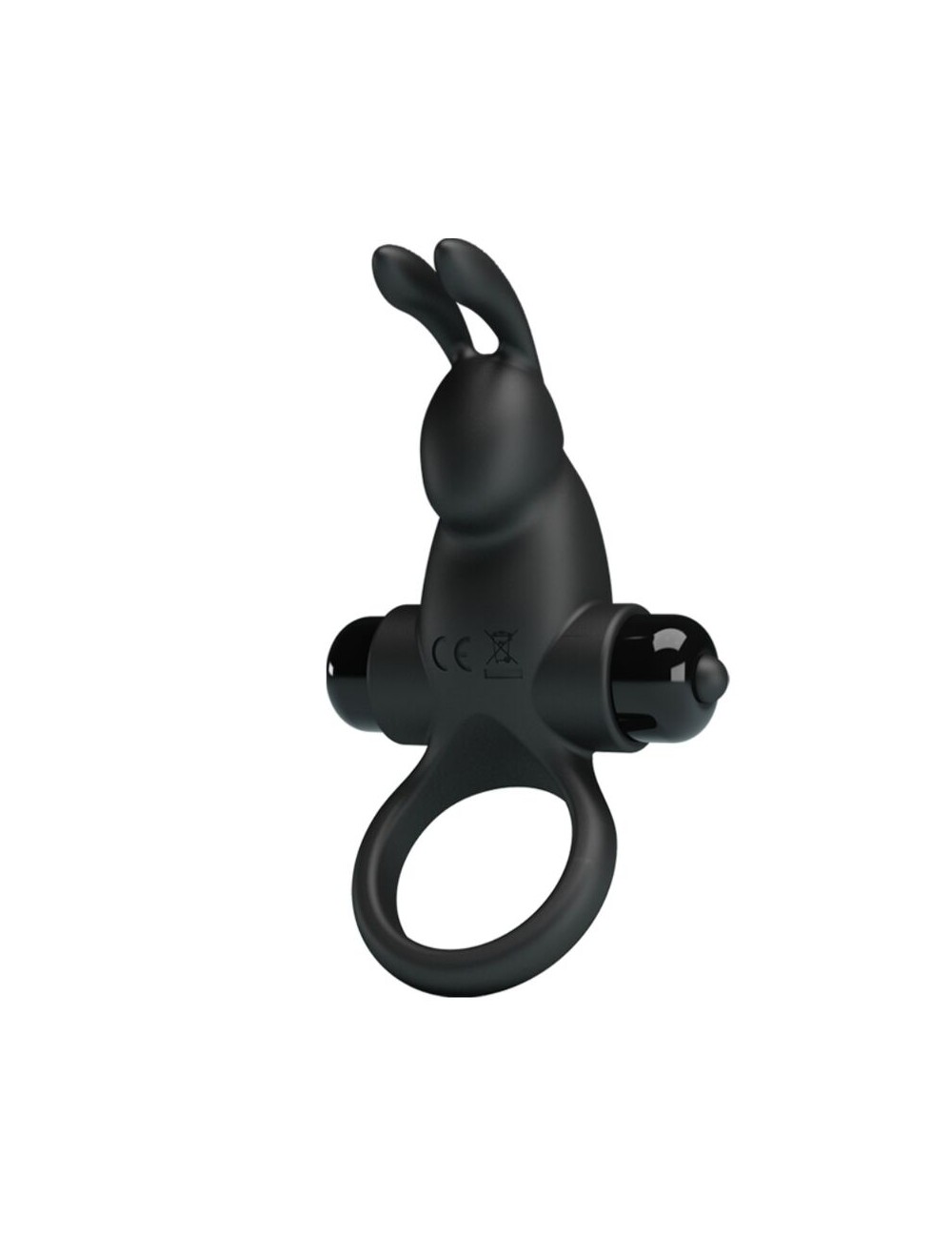 PRETTY LOVE - ANILLO VIBRADOR + ESTIMULADOR RABBIT CLÍTORIS 10 VIBRACIONES NEGRO PRETTY LOVE - ANILLO VIBRADOR + ESTIMULADOR RABBIT CLÍTORIS 10 VIBRACIONES NEGRO