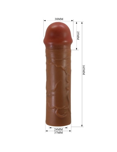PRETTY LOVE - NILE FUNDA PARA PENE CON EXTENSIÓN DE 2.5 CM MULATO