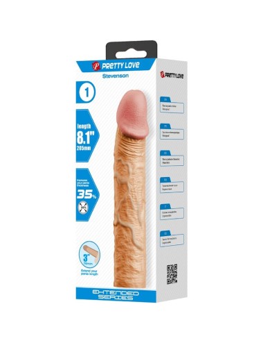 PRETTY LOVE - STEVENSON FUNDA PENE CON EXTENSIÓN DE 7.6 CM NATURAL
