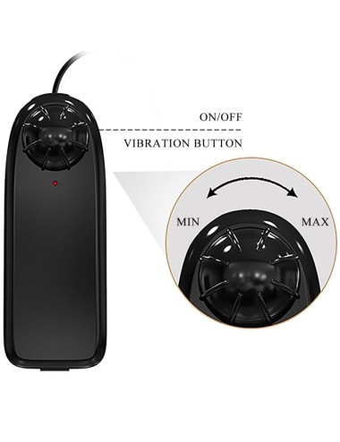 BAILE - BAHAMUT VIBRADOR REALÍSTICO 21.8 CM NATURAL CONTROL REMOTO