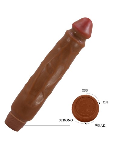 BAILE - JACK VIBRADOR REALÍSTICO 26 CM MULATO