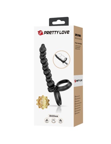 PRETTY LOVE - DILLION ANILLO PENE PARA DONLE PENETACIÓN NEGRO