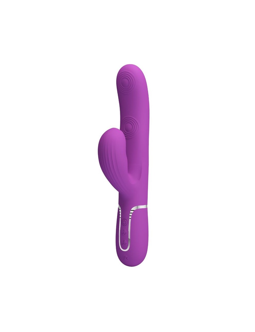 PRETTY LOVE - PERLITA VIBRADOR RABBIT MULTIFUNCIÓN 3 EN 1 MORADO