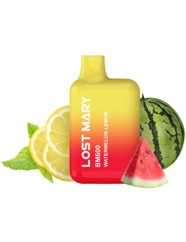 LOST MARY - BM600 VAPER NICOTINA 2% DESECHABLE SABOR SANDÍA LIMÓN
