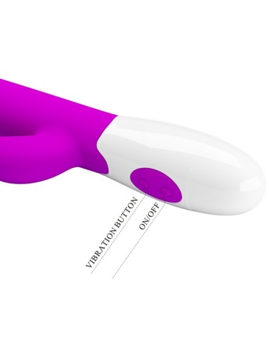 PRETTY LOVE - CENTAUR VIBRADOR RABBIT 30 MODOS DE VIBRACIÓN MORADO