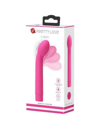 PRETTY LOVE - LOGAN VIBRADOR PUNTO G 10 VIBRACIONES ROSA