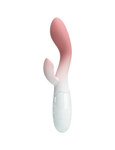 PRETTY LOVE - BRIGHTY VIBRADOR PUNTO G + ESTIMULADOR CLÍTORIS 30 VIBRACIONES ROSA