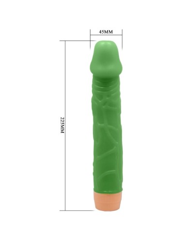BAILE - BILL VIBRADOR REALÍSTICO 22.5 CM VERDE