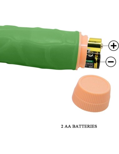 BAILE - BILL VIBRADOR REALÍSTICO 22.5 CM VERDE