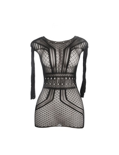 SUBBLIME - 951931 VESTIDO DE REJILLA CORTO CON ESPALDA DESCUBIERTA TALLA ÚNICA
