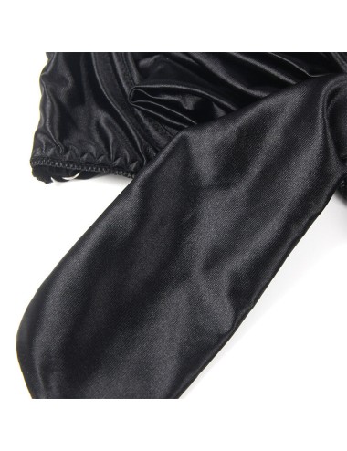 SUBBLIME - 955199 SET SUJETADOR CON LAZO NEGRO AJUSTABLE S/M