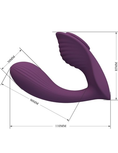 PRETTY LOVE - FRANZ MASAJEADOR & VIBRADOR APP GRATUTITA MORADO