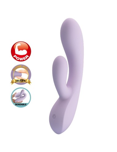 PRETTY LOVE - ROSOLYN VIBRADOR RABBIT 10 VIBRACIONES MORADO