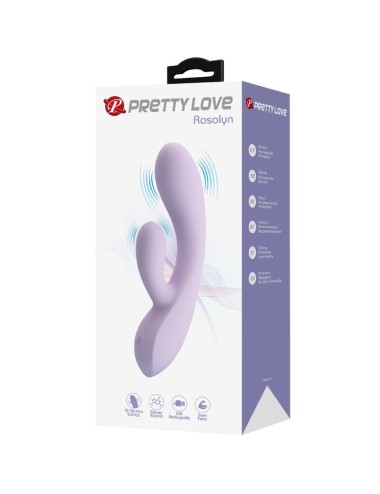 PRETTY LOVE - ROSOLYN VIBRADOR RABBIT 10 VIBRACIONES MORADO