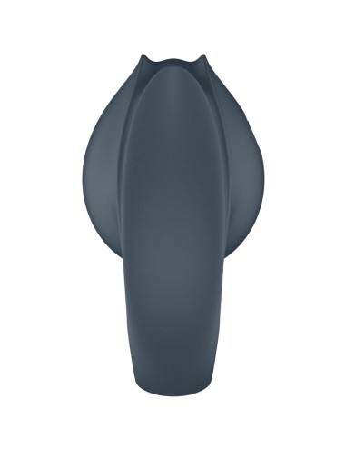 SATISFYER - PERFECT PAIR 2 MULTIVIBRADOR 2 EN 1 ANILLO PARA PENE & ESTIMULADOR DE DEDO GRIS