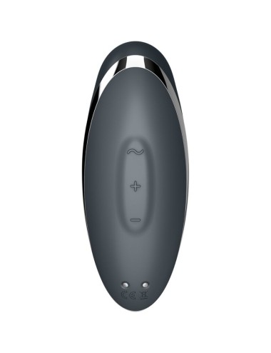 SATISFYER - TAP & CLIMAX 2 VIBRADOR & ESTIMULADOR GRIS
