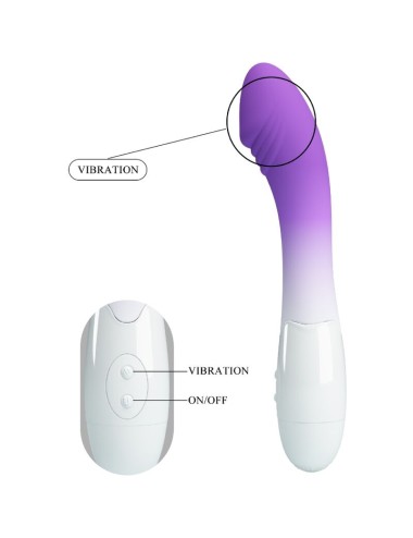 PRETTY LOVE - ELEMENTAL VIBRADOR PUNTO G 30 VIBRACIONES MORADO