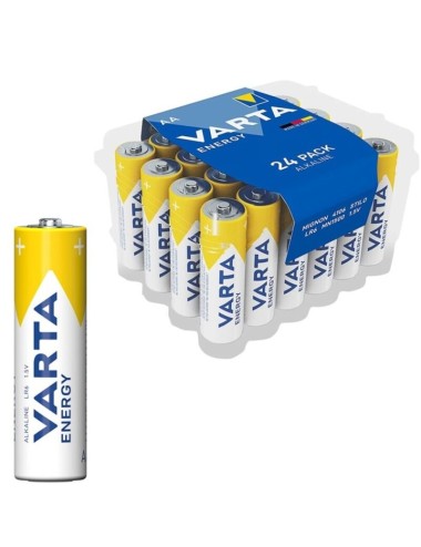VARTA - ENERGY PILA ALCALINA AA LR6 PACK*24 PILAS