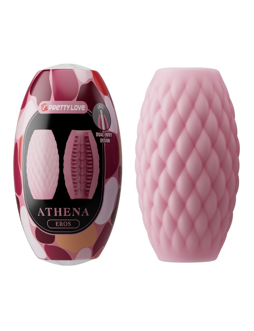PRETTY LOVE - ATHENA EROS MASTURBADOR MASCULINO SILICONA ROSA