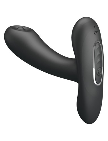 PRETTY LOVE - REMINGTON MASAJEADOR VIBRADOR ANAL Y VAGINAL NEGRO