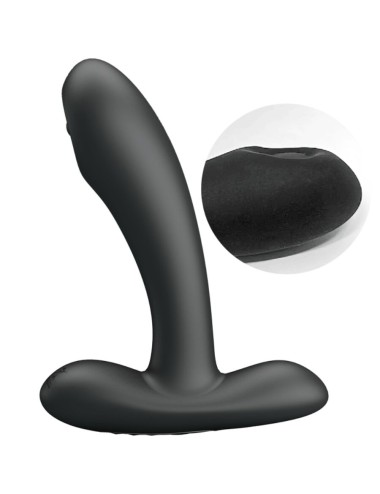 PRETTY LOVE - REMINGTON MASAJEADOR VIBRADOR ANAL Y VAGINAL NEGRO