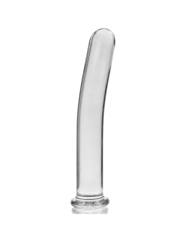 NEBULA SERIES BY IBIZA - MODELO 8 DILDO CRISTAL TRANSPARENTE 14.5 CM -O- 2 CM