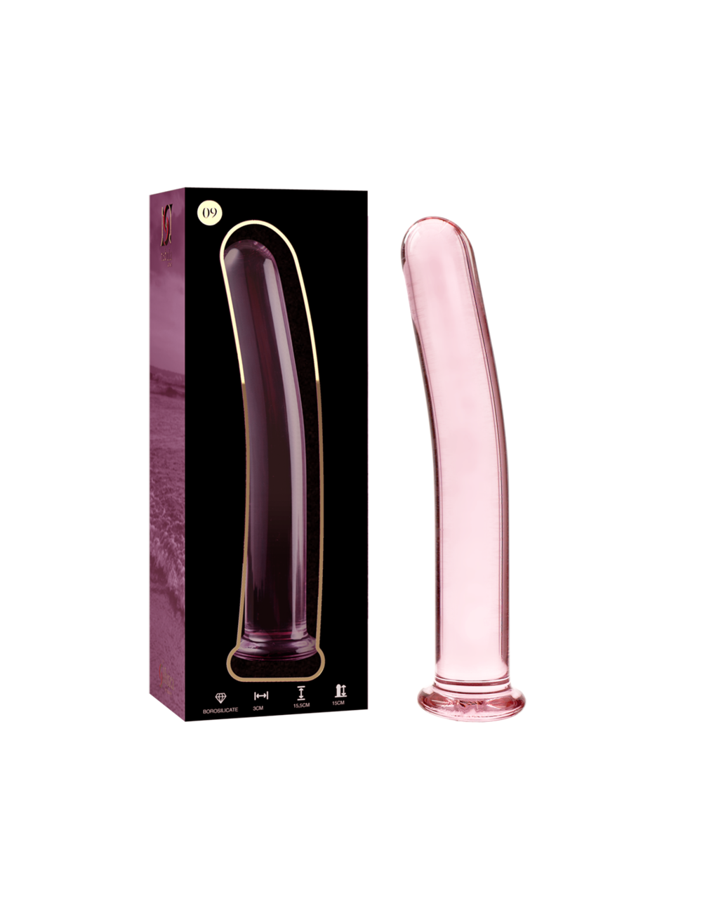 NEBULA SERIES BY IBIZA - MODELO 9 DILDO CRISTAL ROSA 15.5 CM -O- 2.5 CM NEBULA SERIES BY IBIZA - MODELO 9 DILDO CRISTAL ROSA 15.5 CM -O- 2.5 CM