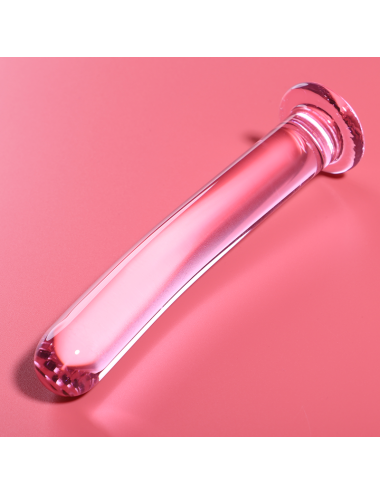 NEBULA SERIES BY IBIZA - MODELO 9 DILDO CRISTAL ROSA 15.5 CM -O- 2.5 CM