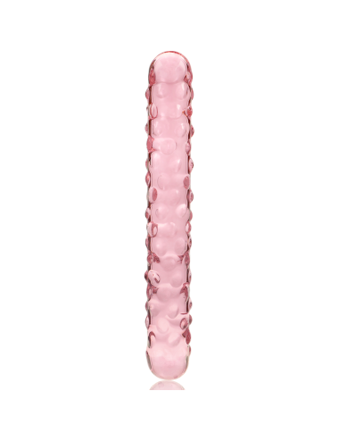 NEBULA SERIES BY IBIZA - MODELO 15 DILDO CRISTAL ROSA 18.5 CM -O- 3 CM
