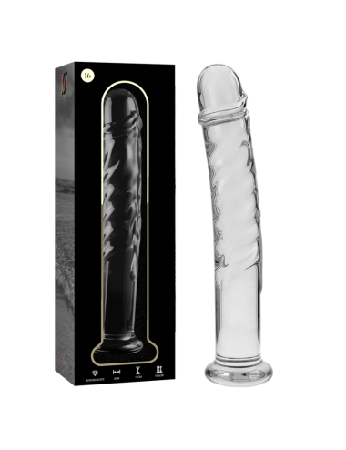 NEBULA SERIES BY IBIZA - MODELO 16 DILDO CRISTAL TRANSPARENTE 18.5 CM -O- 3 CM