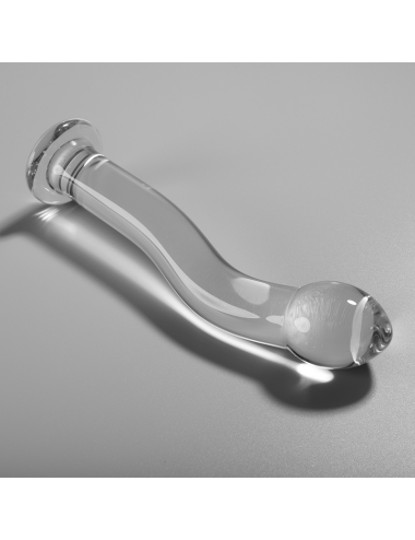 NEBULA SERIES BY IBIZA - MODELO 18 DILDO CRISTAL TRANSPARENTE 18.5 CM -O- 3.5 CM