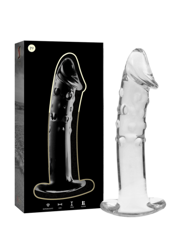NEBULA SERIES BY IBIZA - MODELO 19 DILDO CRISTAL TRANSPARENTE 18.5 CM -O- 4 CM