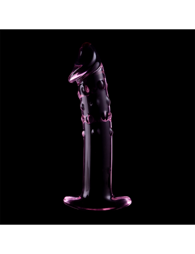 NEBULA SERIES BY IBIZA - MODELO 19 DILDO CRISTAL ROSA 18.5 CM -O- 4 CM