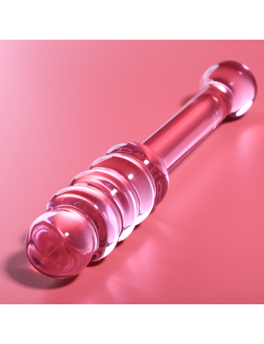 NEBULA SERIES BY IBIZA - MODELO 20 DILDO CRISTAL ROSA 20.5 CM -O- 3 CM