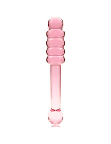 NEBULA SERIES BY IBIZA - MODELO 20 DILDO CRISTAL ROSA 20.5 CM -O- 3 CM