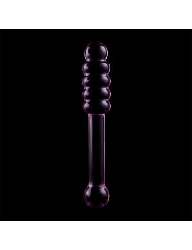 NEBULA SERIES BY IBIZA - MODELO 20 DILDO CRISTAL ROSA 20.5 CM -O- 3 CM