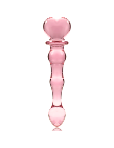 NEBULA SERIES BY IBIZA - MODELO 21 DILDO CRISTAL ROSA 20.5 CM -O- 3.5 CM