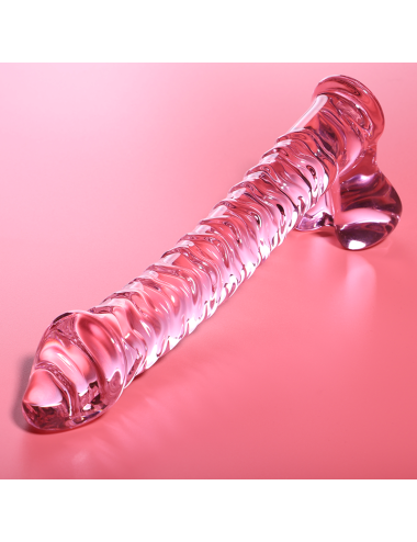NEBULA SERIES BY IBIZA - MODELO 23 DILDO CRISTAL ROSA 21.5 CM -O- 4 CM