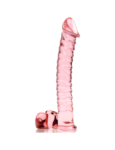 NEBULA SERIES BY IBIZA - MODELO 23 DILDO CRISTAL ROSA 21.5 CM -O- 4 CM