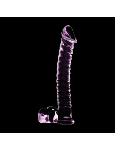 NEBULA SERIES BY IBIZA - MODELO 23 DILDO CRISTAL ROSA 21.5 CM -O- 4 CM