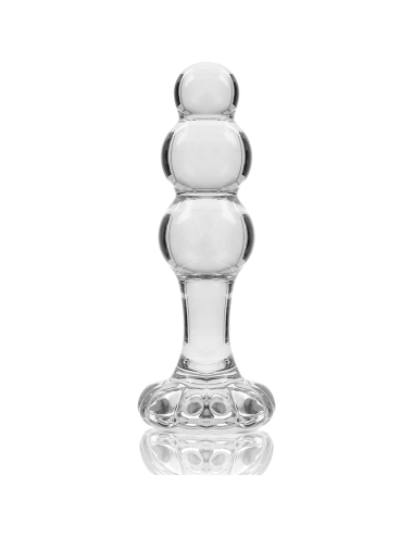 NEBULA SERIES BY IBIZA - MODELO 1 PLUG CRISTAL TRANSPARENTE 10.5 CM -O- 3 CM